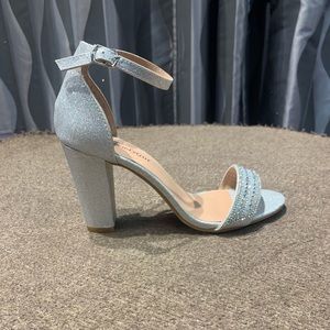 Beautiful Silver AB rhinestone heels